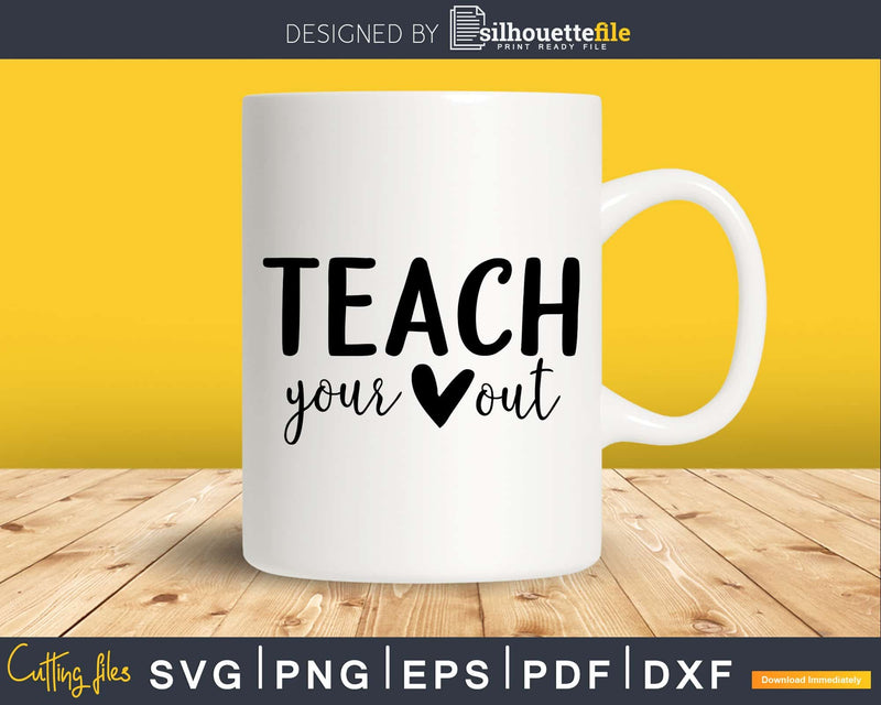 Teacher your out svg files for commercial use