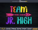 Team Jr. High Svg Cricut Cut Silhouette Files