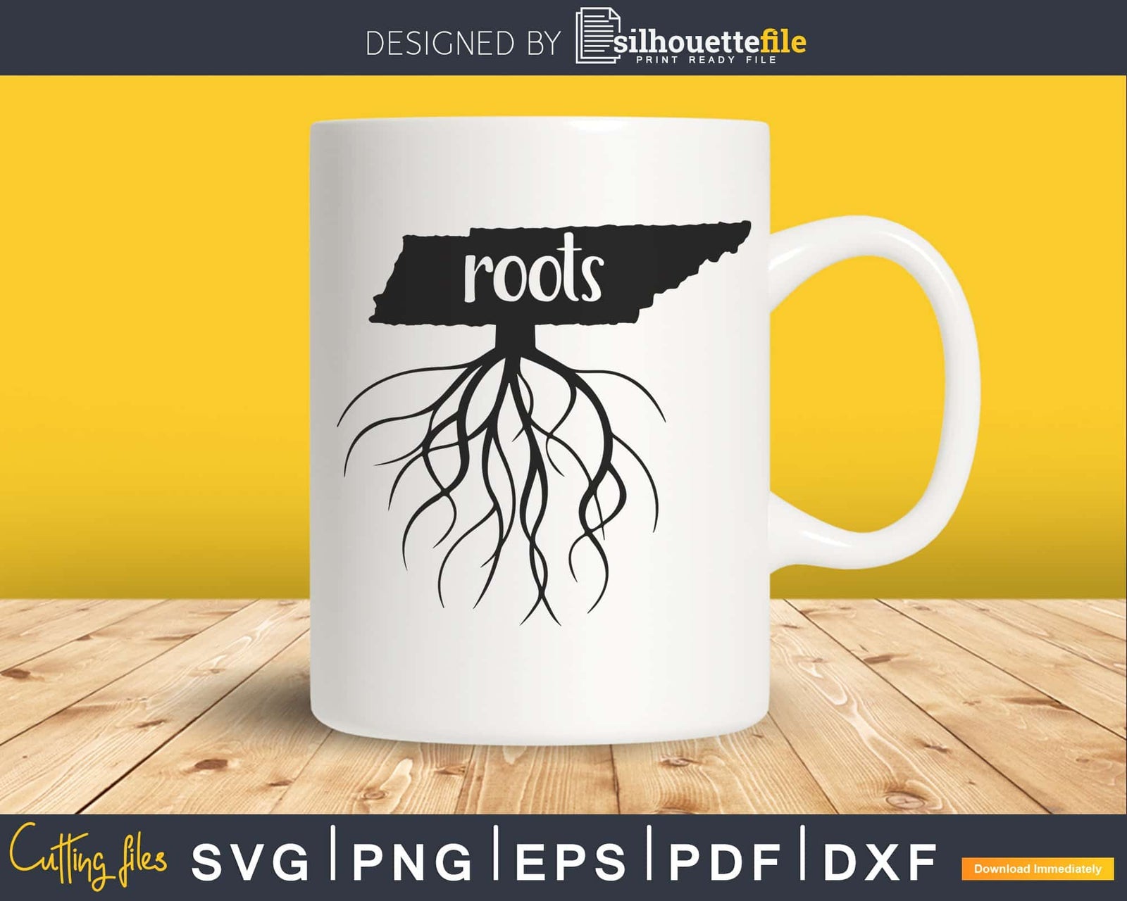Tennessee TN Roots Home Native Map svg cricut digital files ...