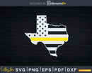 Texas 911 Thin Yellow Line Emergency EMS Police Dispatchers
