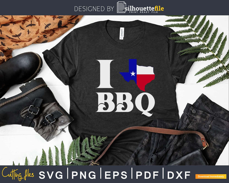 Texas BBQ Flag Shirt Gift Texan Barbecue Svg Design