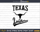 Texas Longhorns football Team svg png vector cut design