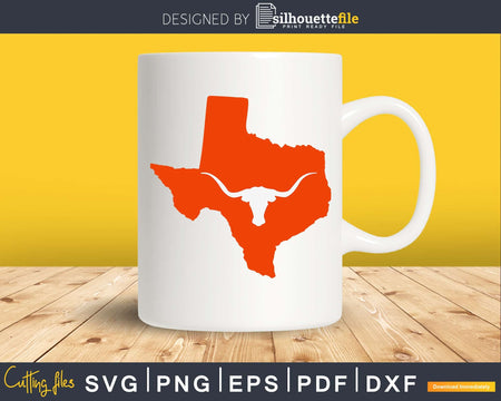 Texas Longhorns Football Team svg png vector cut files