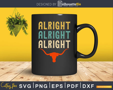 Texas Pride State USA Alright svg design cut files