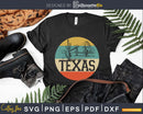 Texas State Country Retro Vintage svg cutting cricut cut
