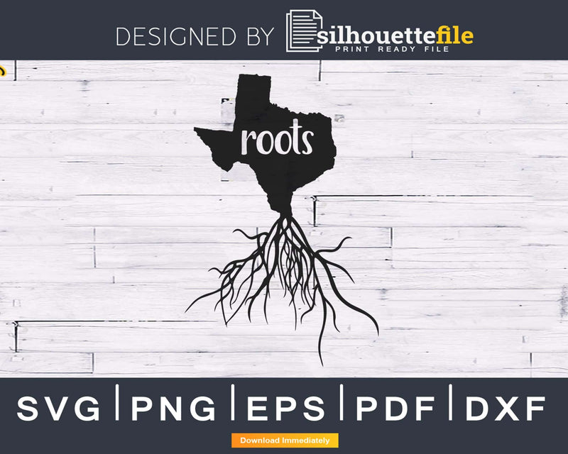 Texas TX Roots Home Native Map svg cricut cut silhouette