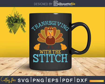 Thanksgiving With The Stitch Svg Png Cricut File