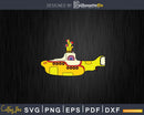 The Beatles Yellow Submarine Silhouette Art Svg Cricut File