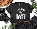 The Chef Is Always Right Svg Png Cricut File