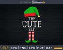 The cute elf svg dxf png digital cricut cutting file