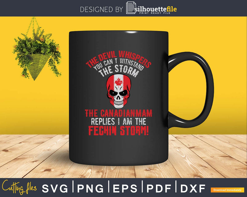The devil whispers you can’t withstand the storm svg