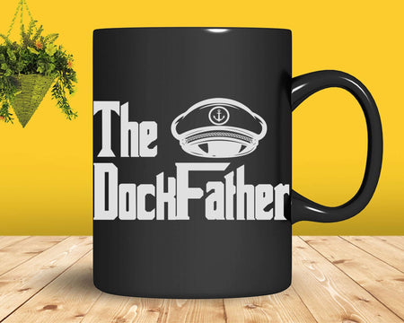 The Dockfather Funny Boating Fishing Boat Dad Svg Png