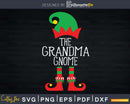 The Grandma Gnome Christmas Family Matching Group Gnomies
