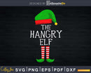 the hangry elf svg png dxf cricut craft cut files