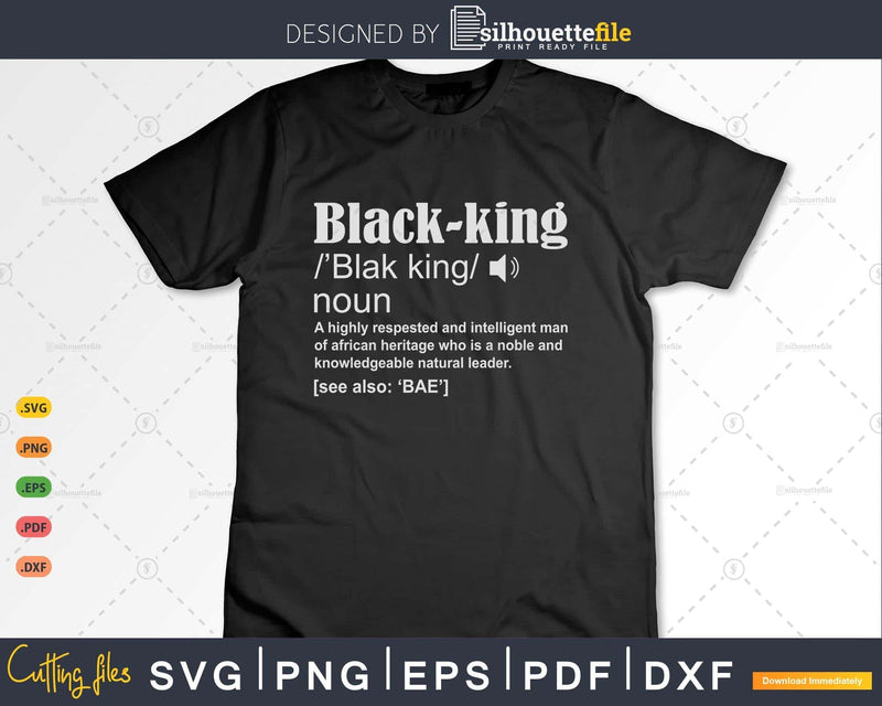 The Most Powerful Piece Black King Definition Png Svg Cut