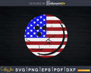 The Official American Flag Bowling Ball T-shirt Design Svg