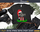 The Sassy Elf Group Matching Family Christmas svg dxf png