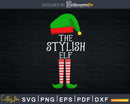 The Stylish Elf svg dxf png digital cricut cutting file