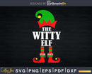 The witty elf svg cricut craft printable for png files