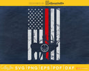 Then red line deer hunting American svg file