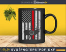 Then red line deer hunting American svg file