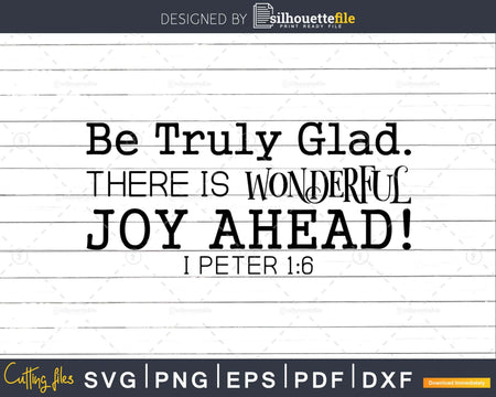There Is Wonderful Joy Ahead svg png printable cricut