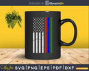 Thin Red Blue Green Line Decal Police Firefighters Military