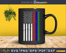Thin Red Blue Green Line Tee Police Firefighters Military