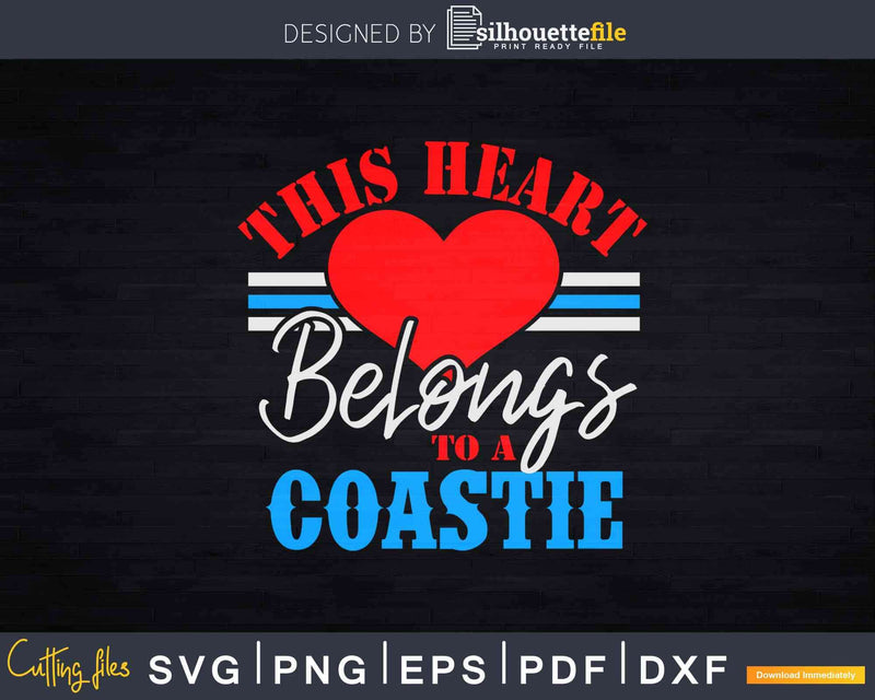 This Heart Belongs to a Coastie U.S. Coastguard Military