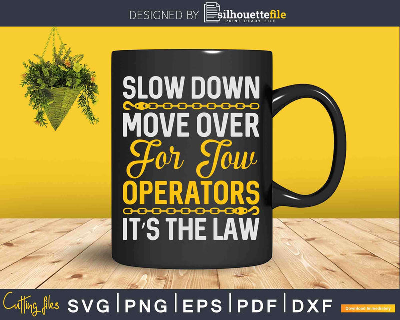 Tow Truck Driver Gifts Image Svg Png Dxf Cut Files