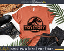 Toy Story Jurassic Park Logo SVG Cut File for Cricut &
