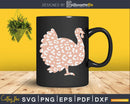 Turkey Leopard Thanksgiving svg Cricut Cutting Files