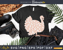 Turkey Leopard Thanksgiving svg Cricut Cutting Files