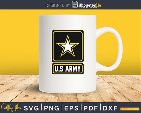 U.S Army Logo SVG Cricut Silhouette Clipart Cut File