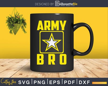 U.S. Army Proud Brother Svg T-shirt Design
