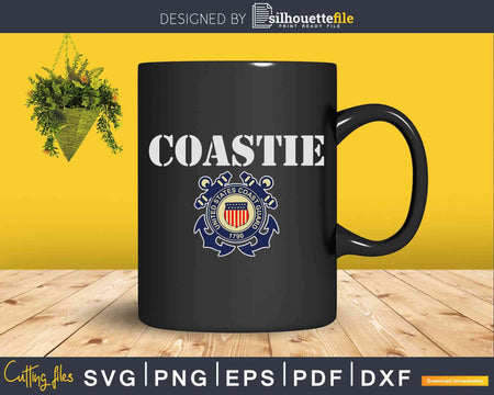 U.S. Coast Guard Original USCG COASTIE Svg Cricut Cut Files