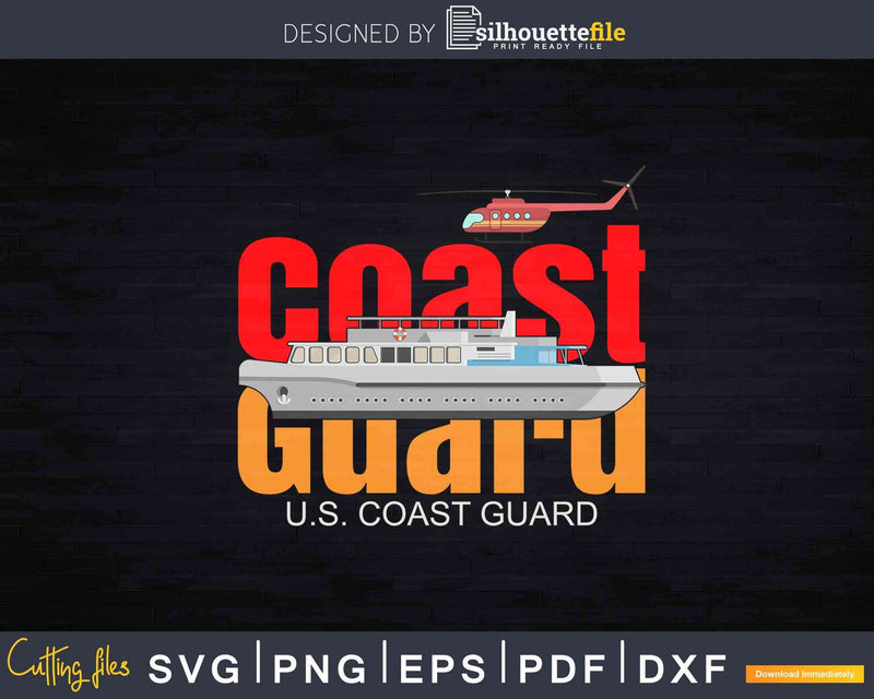 U.S. Coast Guard Original Uscg Team Svg Cricut Cut Files