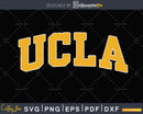 Ucla svg dxf eps png cut digital file for cricut silhouette