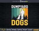 Ultimate Frisbee Disc Golf Dumpyard Dogs Svg T-shirt Design