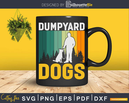 Ultimate Frisbee Disc Golf Dumpyard Dogs Svg T-shirt Design