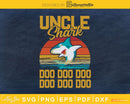 Uncle shark doo dooo svg png digital files