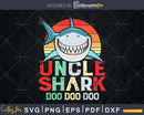 Uncle Shark Doo svg printable craft cut files