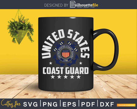 United States Coast Guard (USCG) Alumni Svg Cricut Cut Files