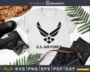 US Air Force Wing Veteran svg png eps clip art Cut File