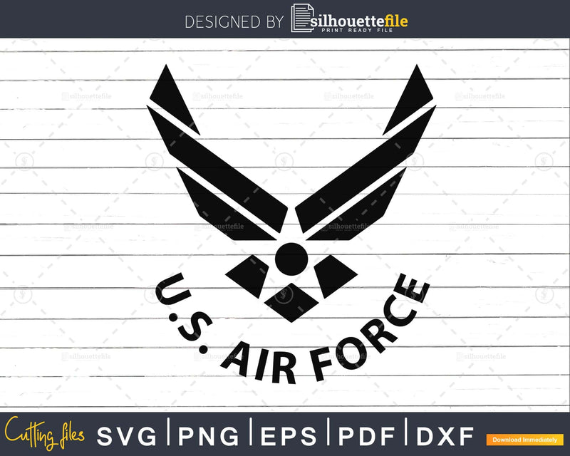US Air Force Wing Veteran svg png eps Cut File