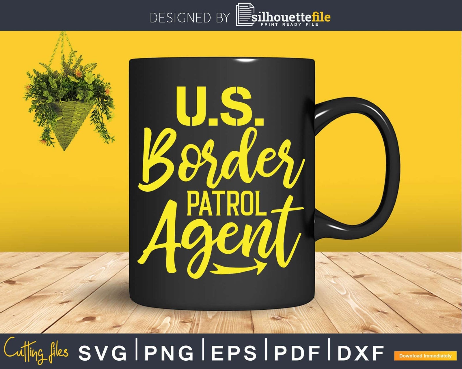 US Border Patrol Agent Svg Dxf Cricut File Silhouettefile