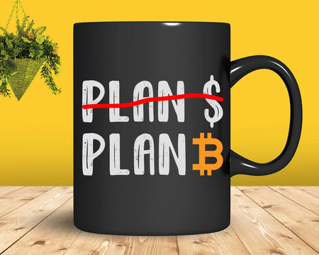 US Dollar failed BTC Bitcoin Plan B Svg Printable Cut Files