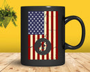 US Flag Bitcoin Vintage BTC Crypto Cryptocurrency Svg