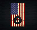US Flag Bitcoin Vintage BTC Crypto Cryptocurrency Svg