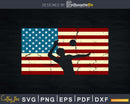 USA American Flag Volleyball Player Perfect svg cutting